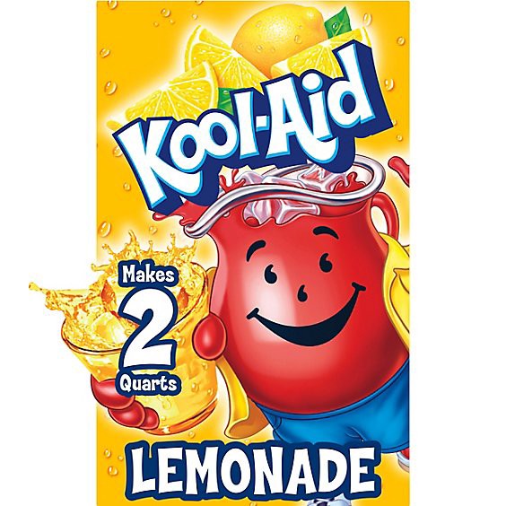 slide 1 of 1, Kool-Aid Unsweetened Lemonade Naturally Flavored Powdered Soft Drink Mix Packet - 0.23 Oz, 0.23 oz