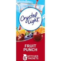 Crystal Light Fruit Punch Artificially Flavored Powdered Drink Mix - 6 Count