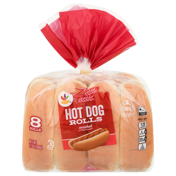 slide 1 of 1, GIANT Hot Dog Rolls - 8 ct, 8 ct; 12 oz