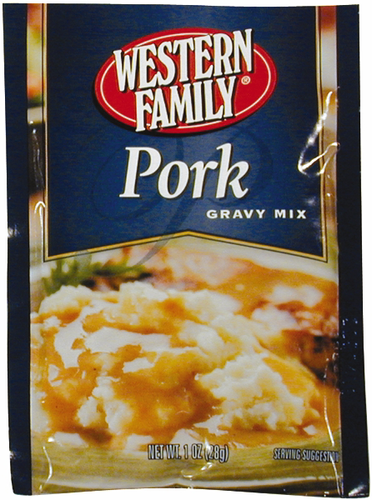 slide 1 of 1, Western Family Pork Gravy Mix, 1 oz