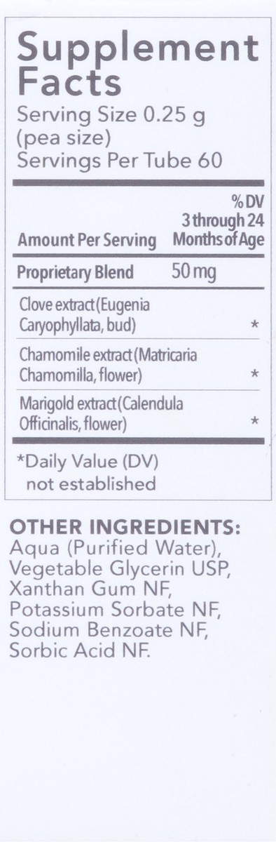 slide 2 of 14, Dr. Talbot's 3 - 24 Months Clove + Chamomile Baby Tooth Gel 0.53 oz, 0.53 oz