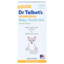 Dr. Talbot's 3 - 24 Months Clove + Chamomile Baby Tooth Gel 0.53 oz