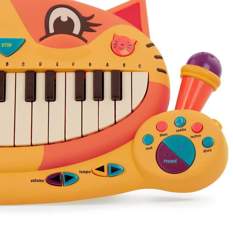 slide 8 of 8, B. Toys Interactive Cat Piano - Meowsic, 1 ct