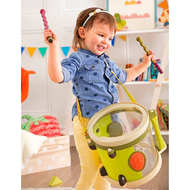 slide 5 of 10, B. toys Toy Drum Set 7 Instruments - Parum Pum Pum, 1 ct