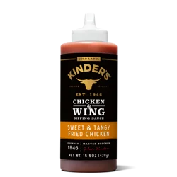 Kinder's Sweet & Tangy Fried Chicken Gold Label Chicken & Wing Dipping Sauce, 15.5 oz