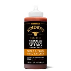 Kinder's Sweet & Tangy Fried Chicken Gold Label Chicken & Wing Dipping Sauce, 15.5 oz
