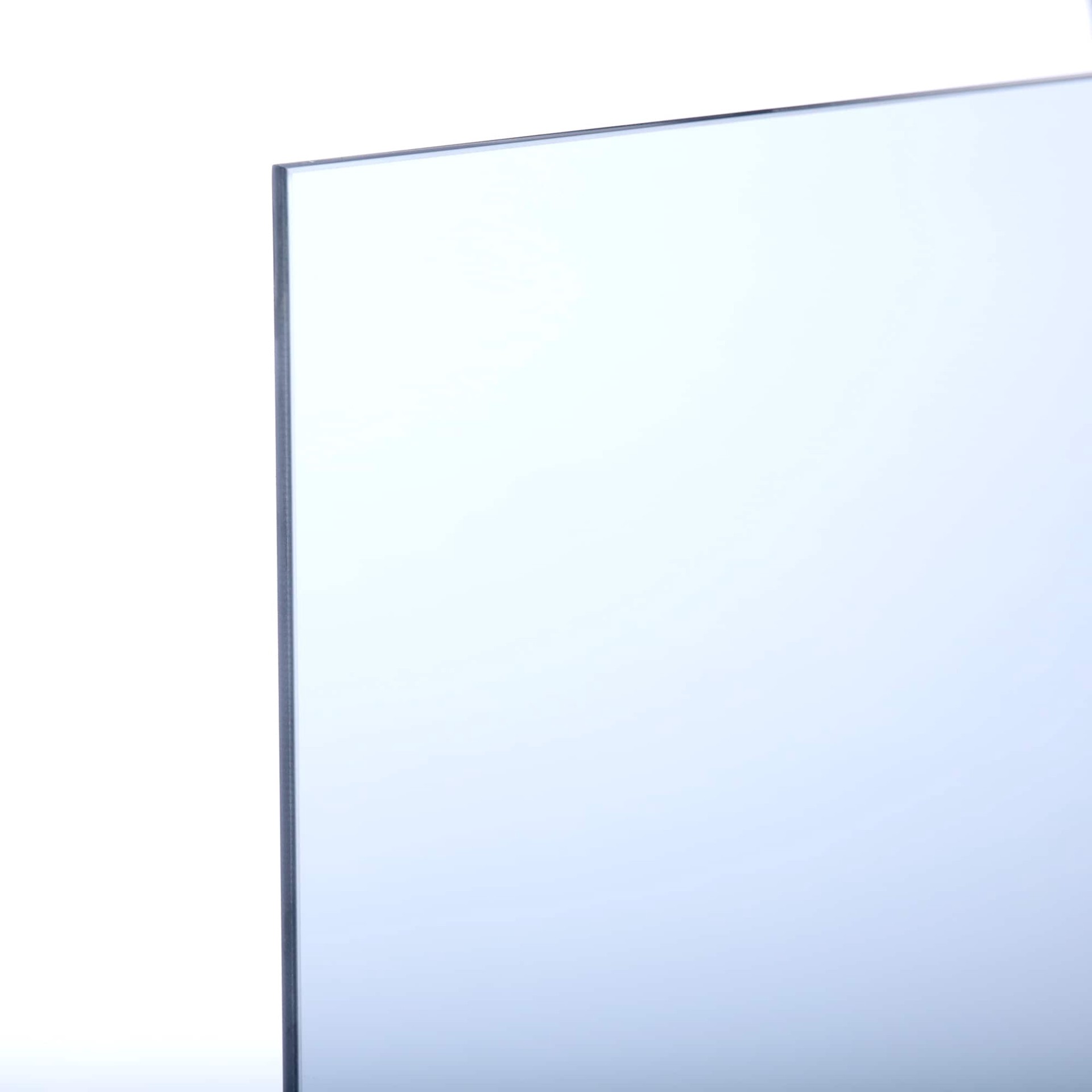 slide 3 of 4, Project Source 30-in W x 40-in H Rectangle silver Polished Frameless Wall Mirror, 1 ct