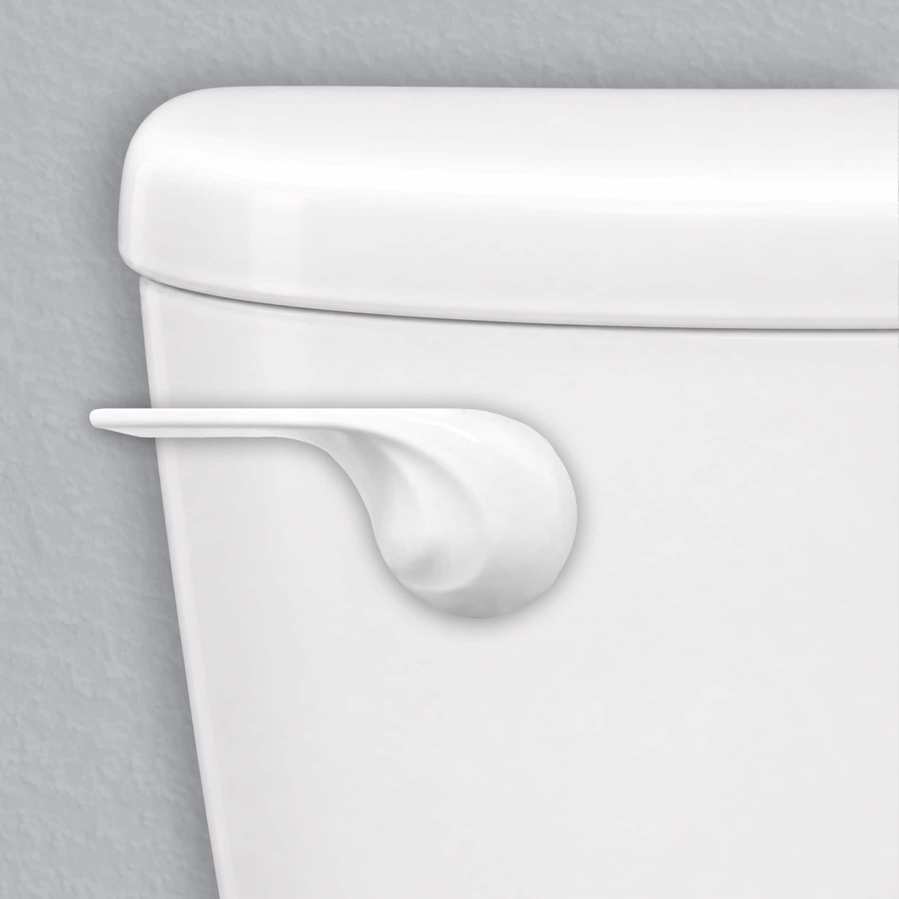 slide 1 of 5, Korky StrongARM Wave Style 8-in Front/Side/Neo-angle Mount White Universal Fit Handle with lever, 1 ct