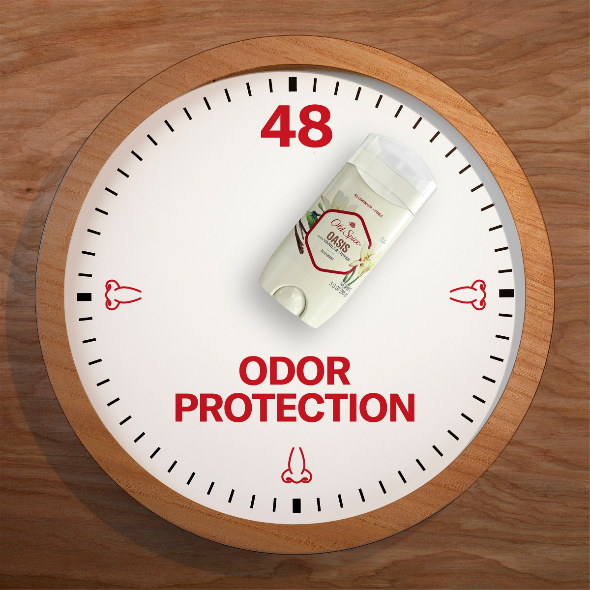 slide 25 of 29, Old Spice Men's Deodorant Aluminum-Free Oasis with Vanilla Notes, 3oz, 3 oz