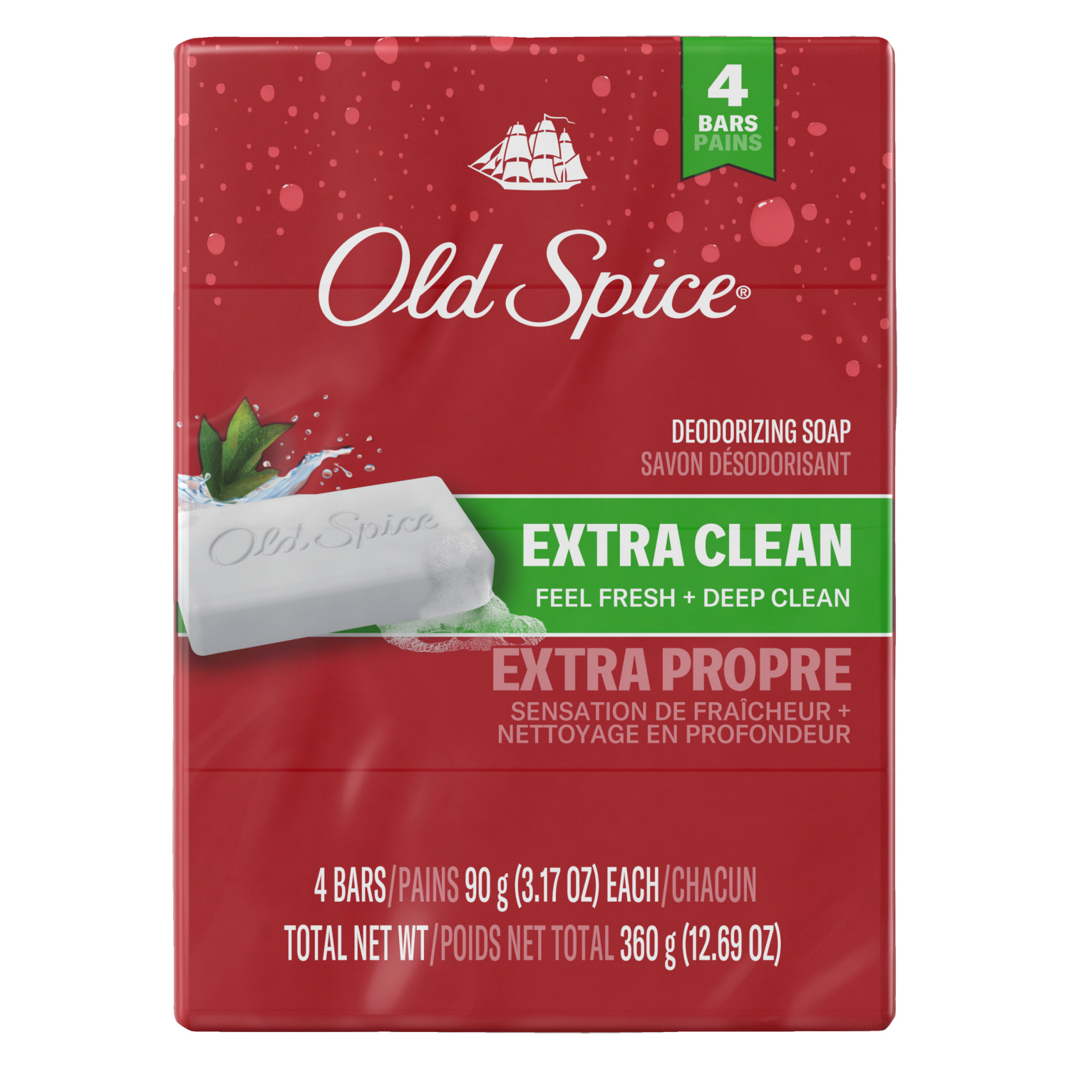 slide 3 of 5, Old Spice Deodorant for Men Fiji with Palm Tree Scent, 4 ct