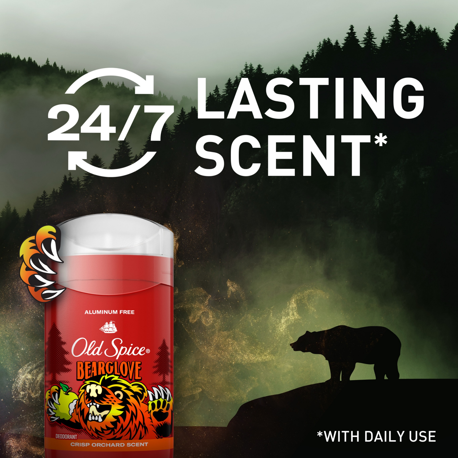 slide 2 of 8, Old Spice® Wild Collection Antiperspirant Deoderant Sticks - Bearglove, 3 oz