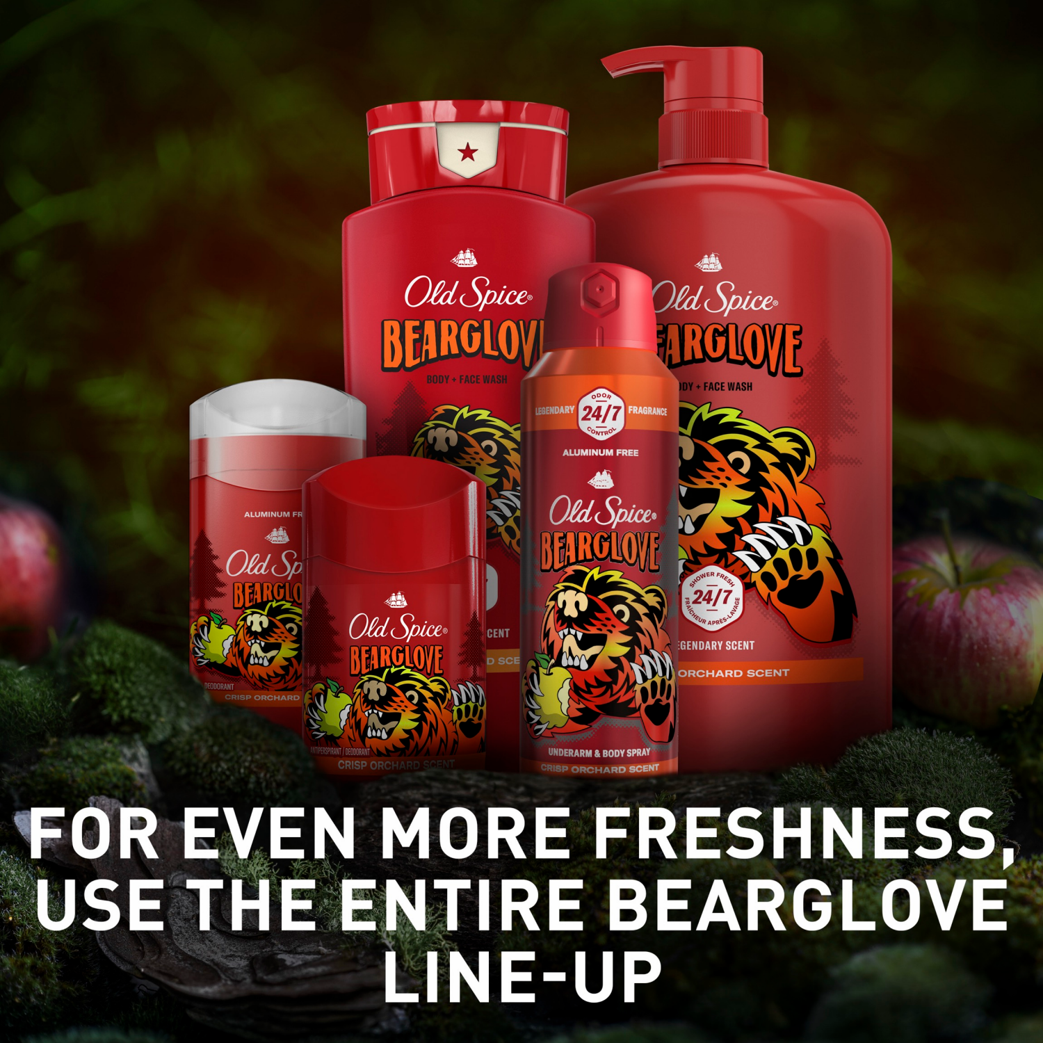 slide 5 of 8, Old Spice® Wild Collection Antiperspirant Deoderant Sticks - Bearglove, 3 oz