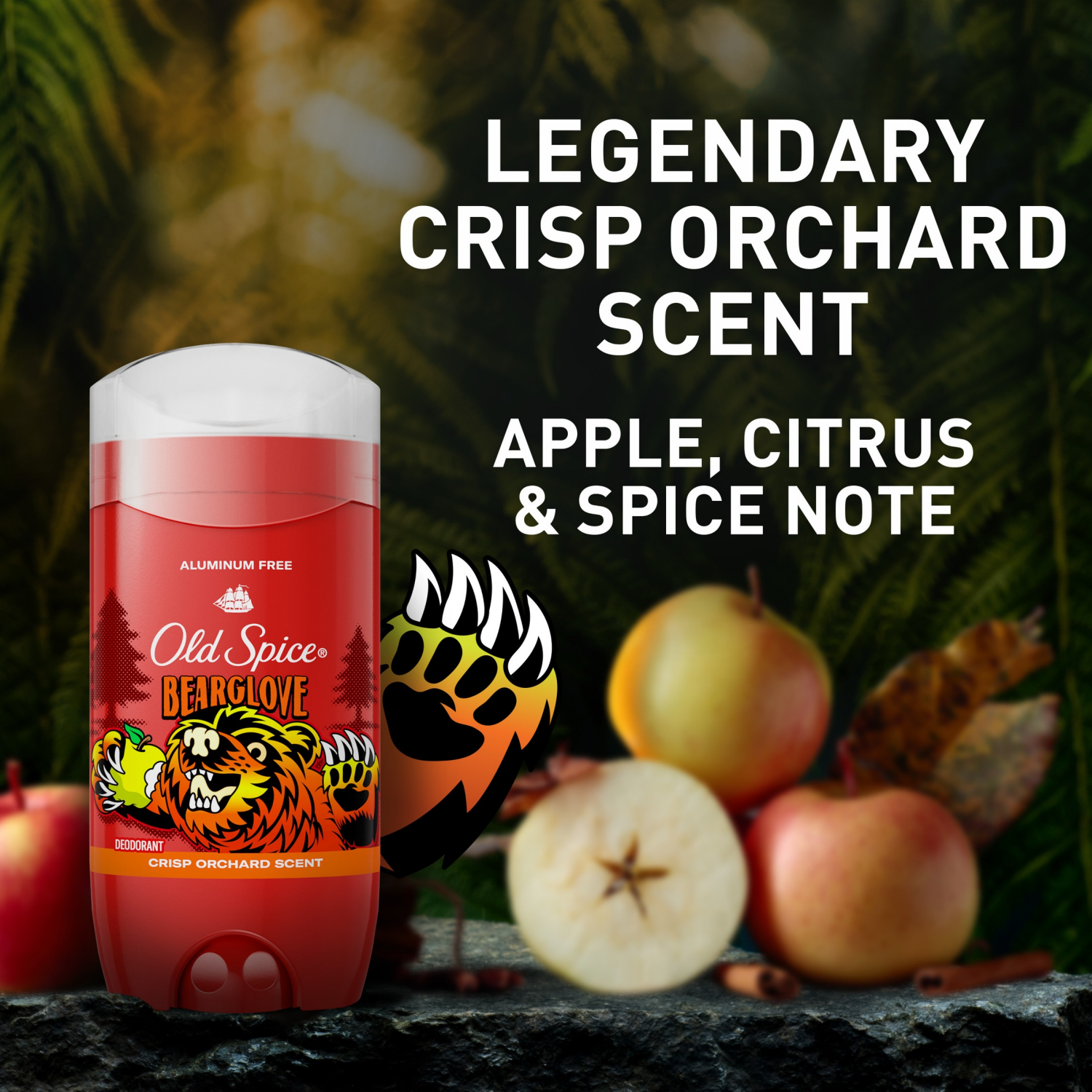 slide 8 of 8, Old Spice® Wild Collection Antiperspirant Deoderant Sticks - Bearglove, 3 oz