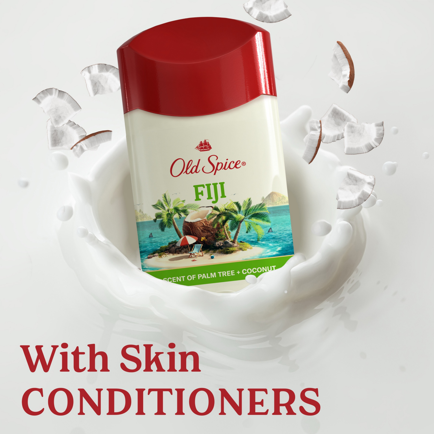 slide 8 of 8, Old Spice® Fresher Collection Invisible Solid Antiperspirant Deodorant Stick - Fiji, 3 ct