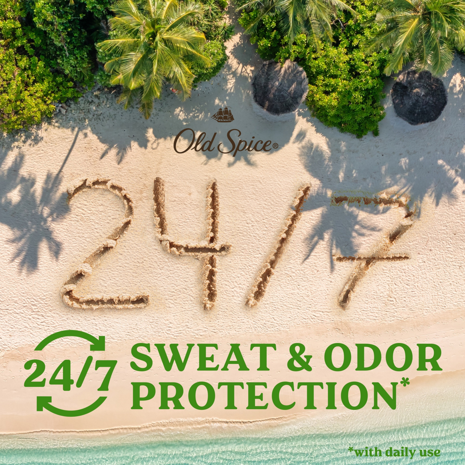 slide 7 of 8, Old Spice® Fresher Collection Invisible Solid Antiperspirant Deodorant Stick - Fiji, 3 ct