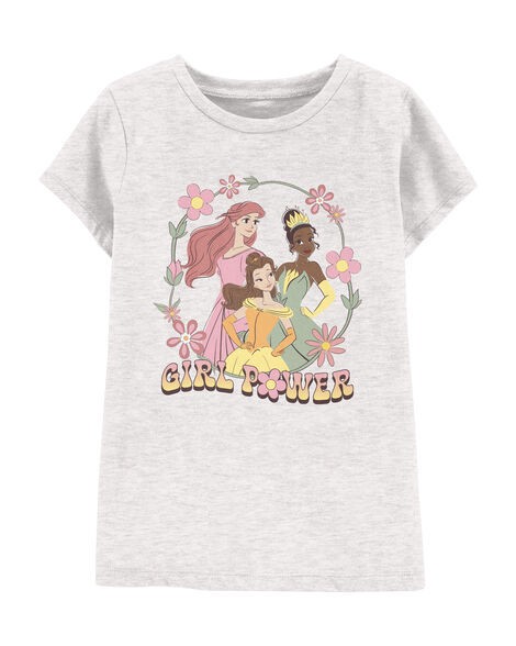 slide 1 of 2, Carter's Carters Kid Disney Princess Graphic Tee Grey 4, 1 ct