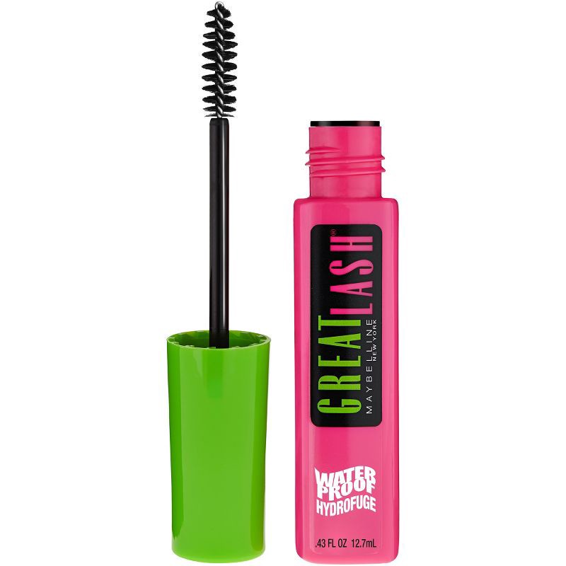 slide 1 of 8, Maybelline Great Lash Waterproof Lengthening Waterproof Washable Mascara - 111 Waterproof Very Black - 0.43 fl oz, 0.43 fl oz