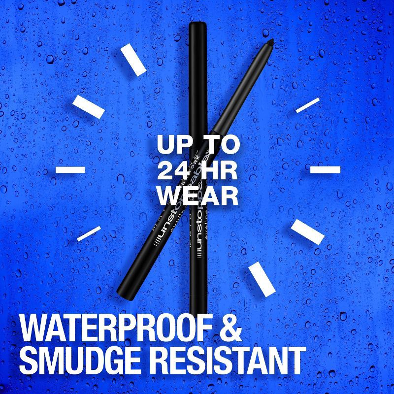 slide 4 of 8, Maybelline Unstoppable Waterproof Eyeliner - 702 Espresso - 0.01oz, 0.01 oz