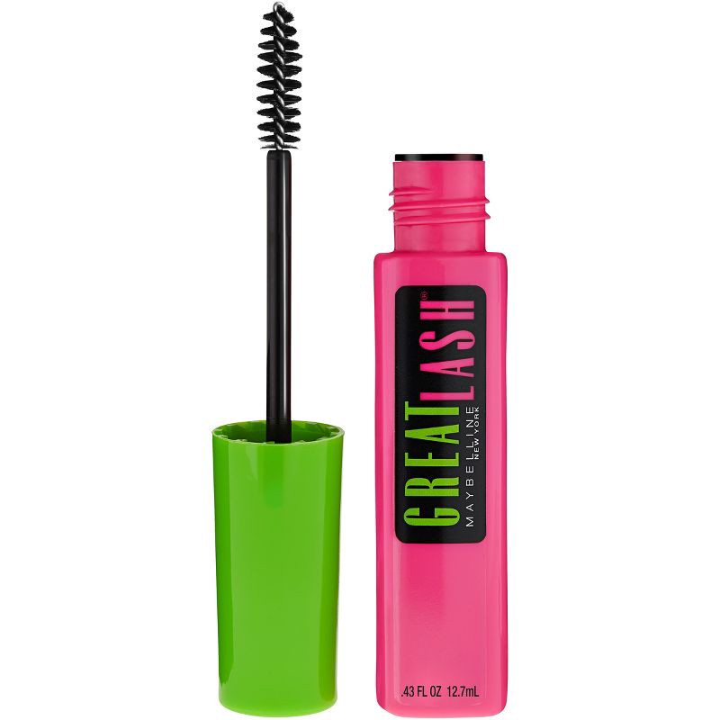 slide 1 of 8, Maybelline Great Lash Lengthening Washable Mascara - 101 Very Black - 0.43 fl oz, 0.43 fl oz