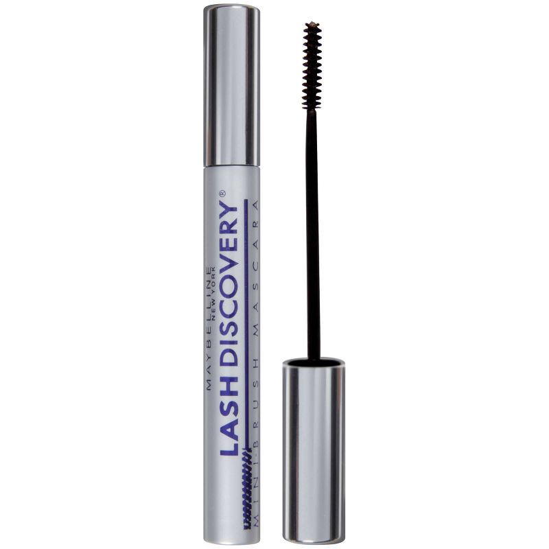 slide 4 of 4, Maybelline Lash Discovery Mini-Brush Defining & Lengthening Mascara - Very Black Washable - 0.16 fl oz, 0.16 fl oz