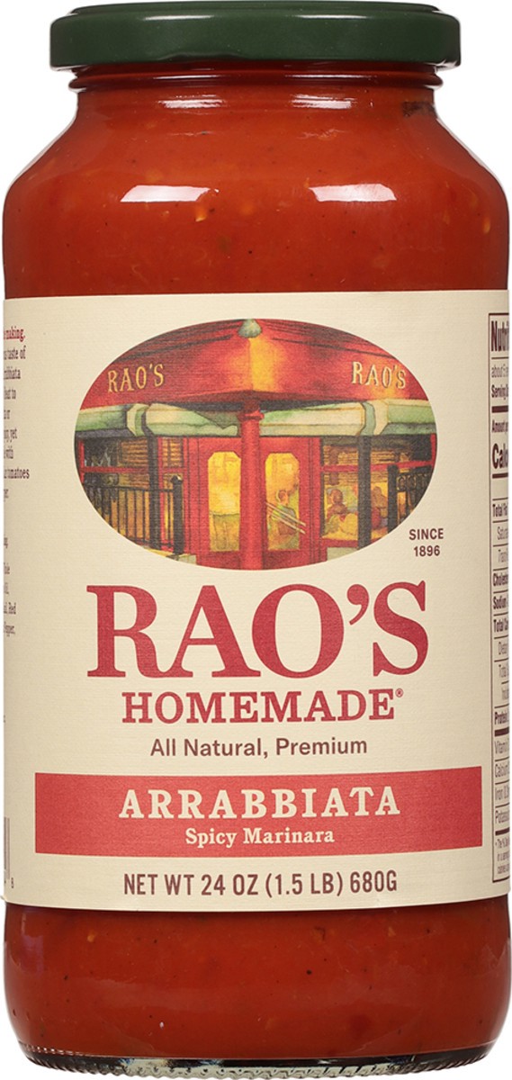 slide 5 of 9, Rao's Homemade Arrabbiata Sauce, 24 oz