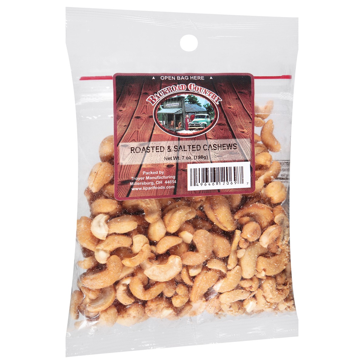 slide 11 of 13, Backroad Country Roasted & Salted Cashews 7 oz, 7 oz