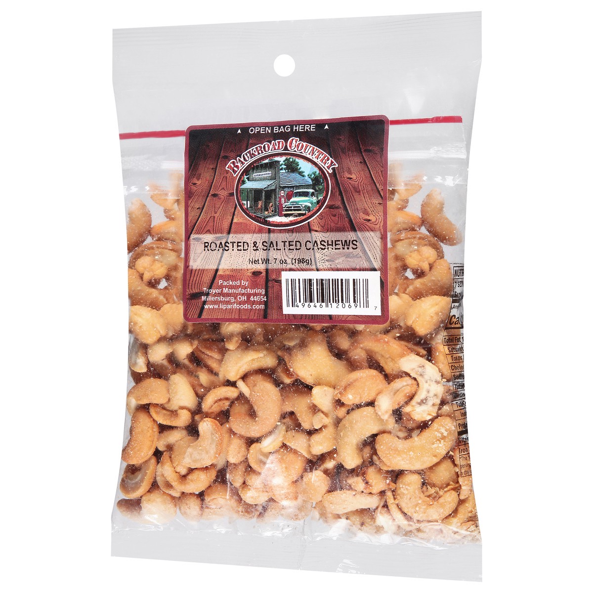 slide 12 of 13, Backroad Country Roasted & Salted Cashews 7 oz, 7 oz