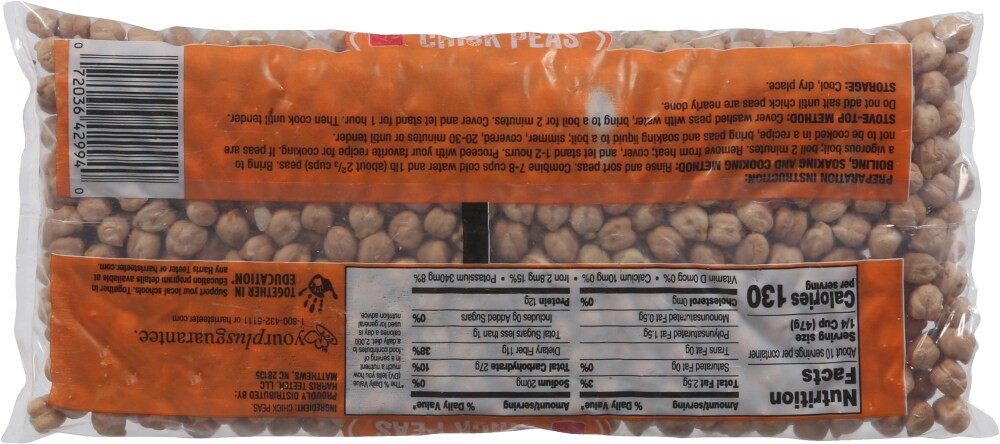slide 4 of 6, Harris Teeter™ Dry Garbanzo Peas, 16 oz