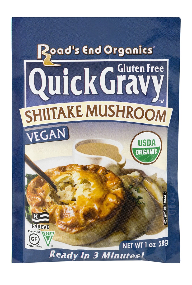 slide 1 of 1, Road's End Organics Gluten Free Shiitake Mushroom Gravy Mix, 1 oz