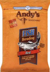 Andy's Seasoning Fish Breading, Red-Andy's