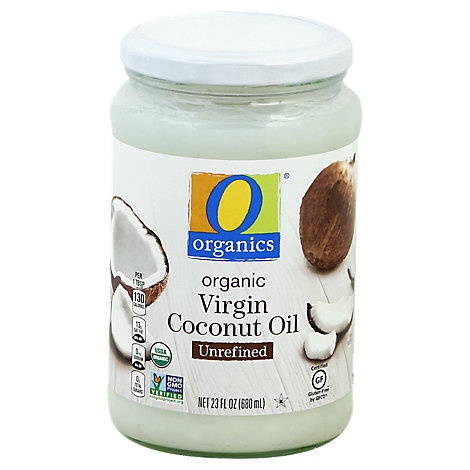 slide 1 of 1, O Organics Organic Coconut Oil Virgin Unrefined Jar, 23 fl oz