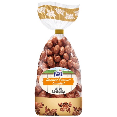 slide 1 of 1, Alpenfest roasted candied nuts, peanuts, 5.2 oz