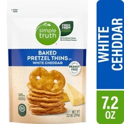 Simple Truth White Cheddar Baked Pretzels Thins