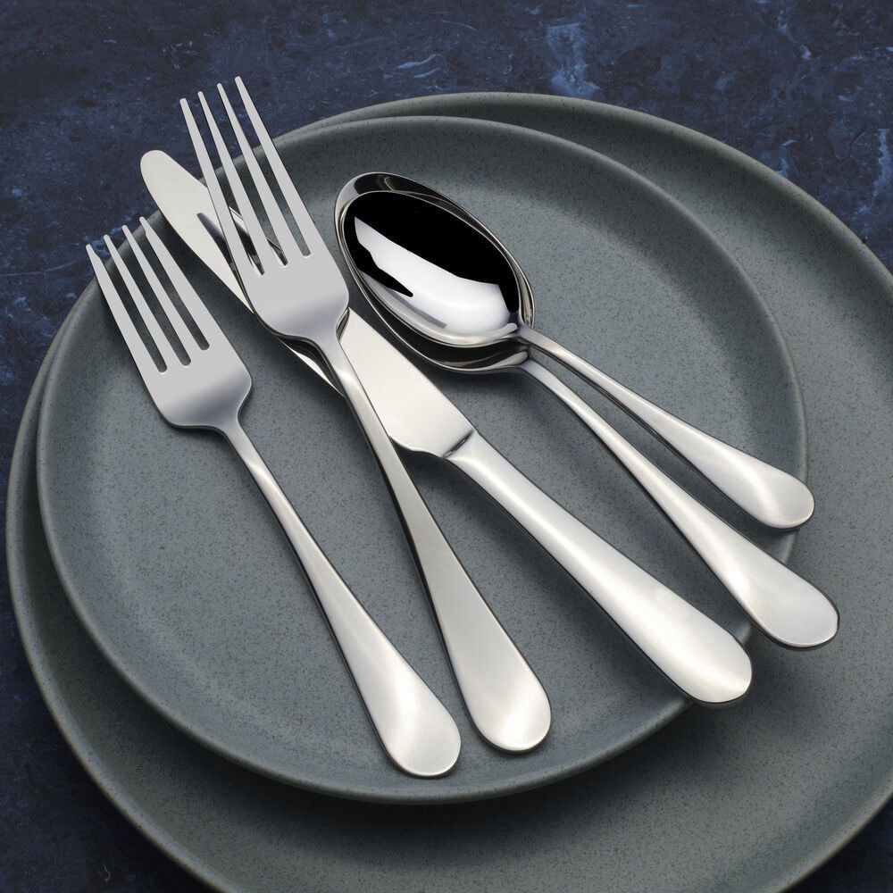slide 5 of 6, Towle Living Basic Flatware Set, 20 ct