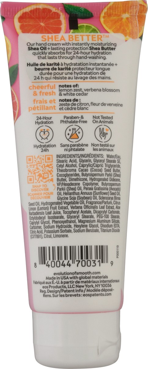 slide 6 of 9, eos Shea Better Pink Citrus Hand Cream 2.5 fl oz, 2.5 fl oz