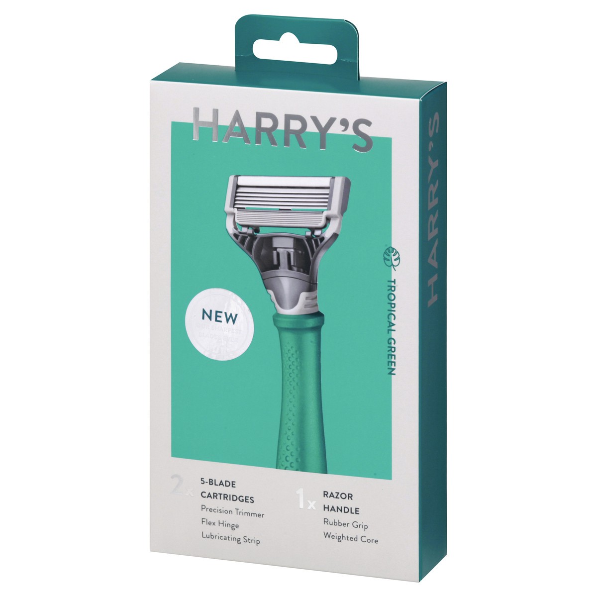 slide 5 of 9, Harry's Tropical Green Cartridge Razor 1 ea, 1 ct