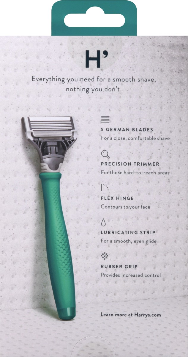 slide 9 of 9, Harry's Tropical Green Cartridge Razor 1 ea, 1 ct