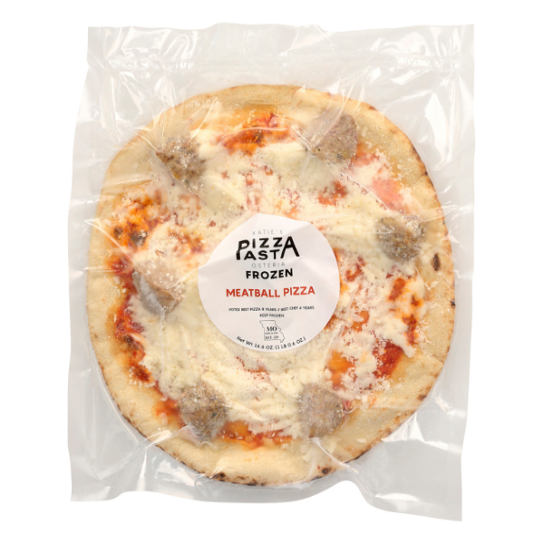 slide 1 of 1, Katies Pizza And Pasta Meatball Frozen Pizza, 1 oz