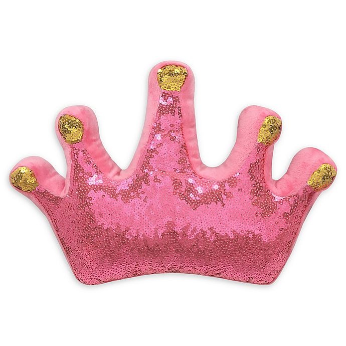 slide 1 of 1, Disney Princess Crown Decorative Pillow, 1 ct