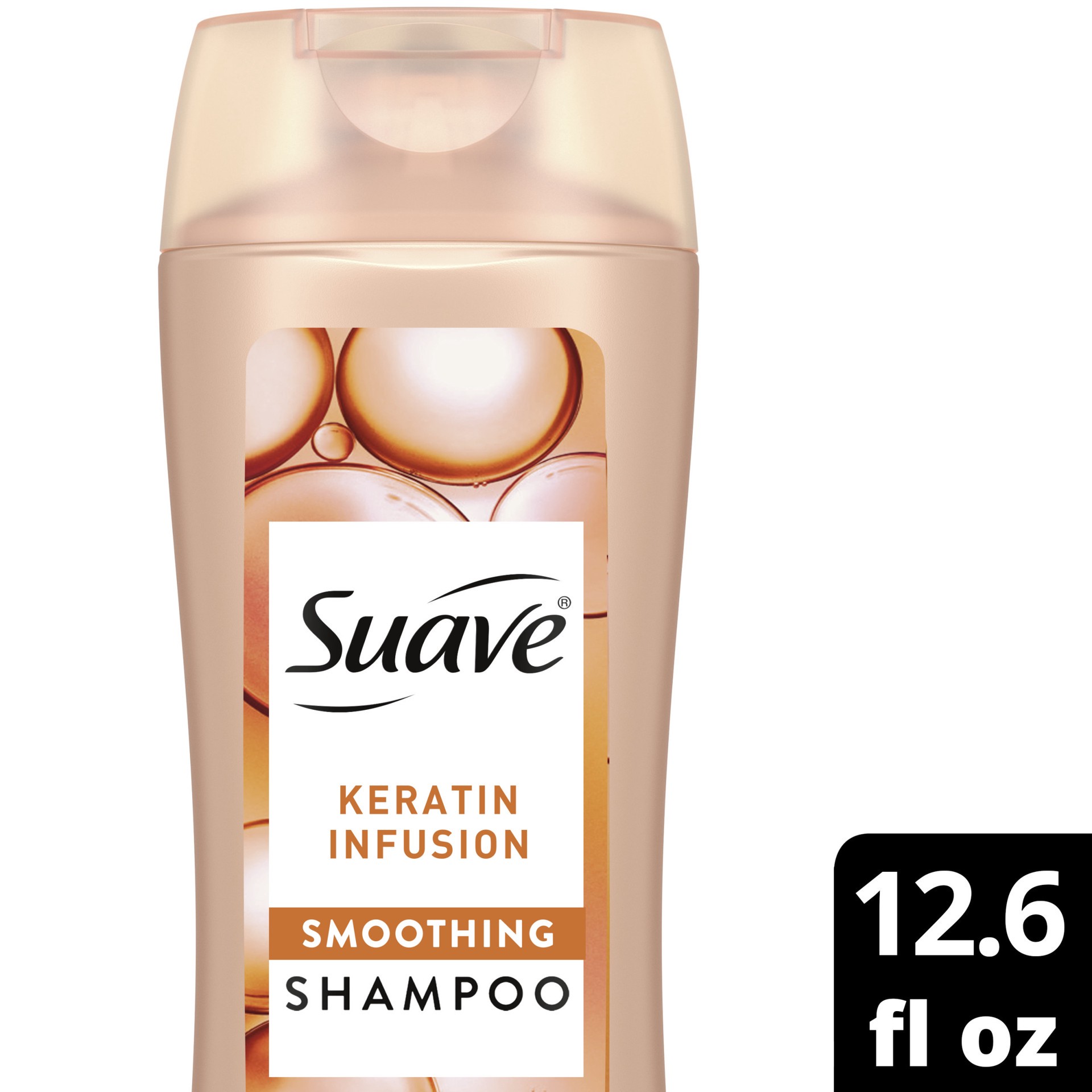 slide 1 of 9, Suave Professionals Smoothing Shampoo Keratin Infusion For Dry Hair Hair Shampoo with 48-hour Frizz Control 12.6 oz, 12.6 oz