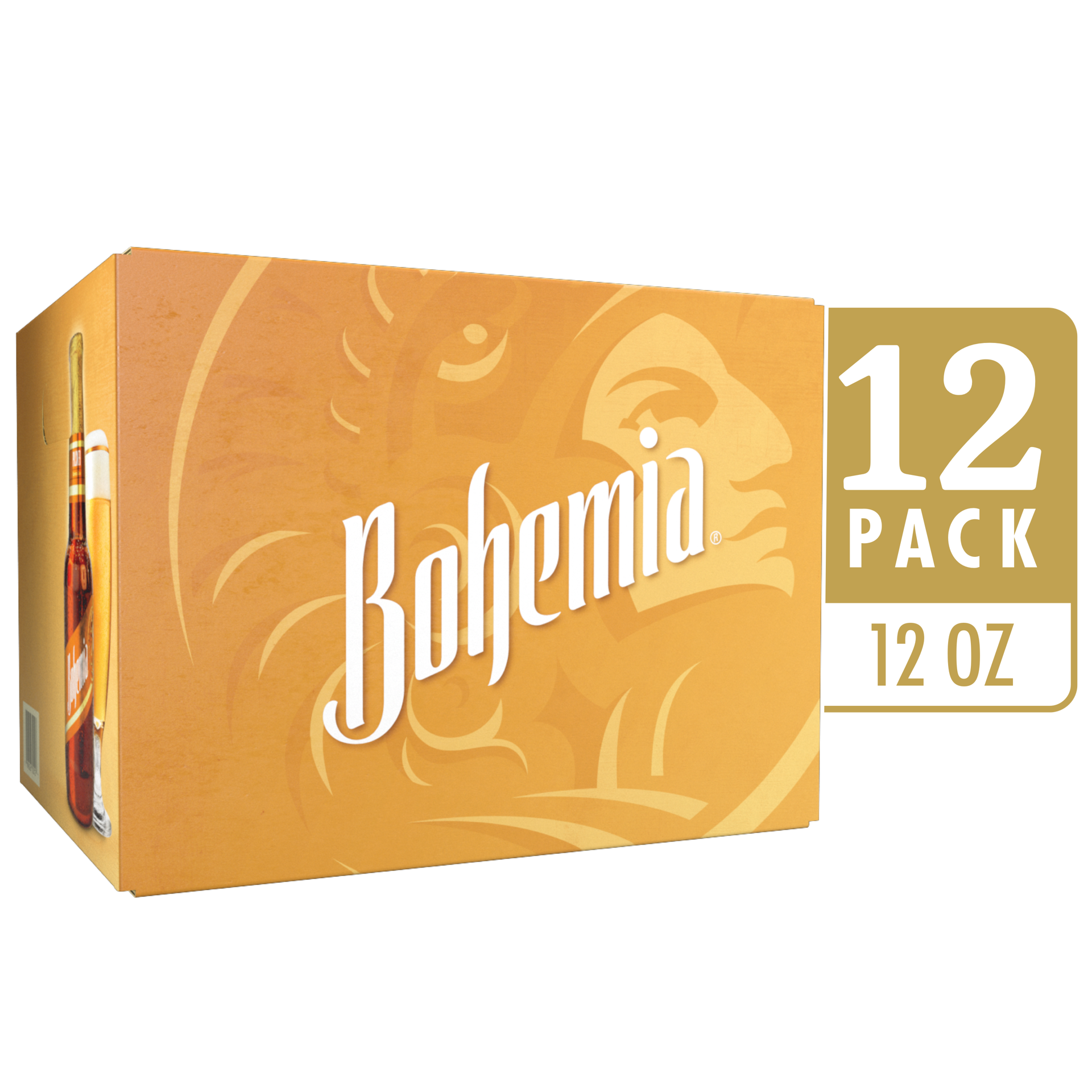 slide 2 of 3, Bohemia Mexican Lager Beer, 12 Pack, 12 fl oz Bottles, 12 oz