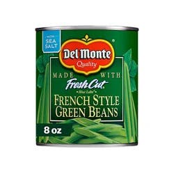 Del Monte Green Beans Blue Lake French Style - 8 Oz