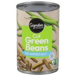 Signature Select Beans Green Cut No Salt Added - 14.5 Oz
