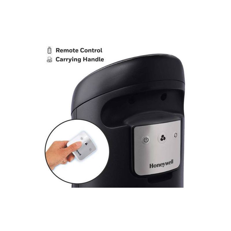 slide 8 of 13, Honeywell QuietSet 8-Speed Oscillating Tower Fan Black HYF290B: Programmable Timer, Quiet Operation, ETL Listed, 1 ct