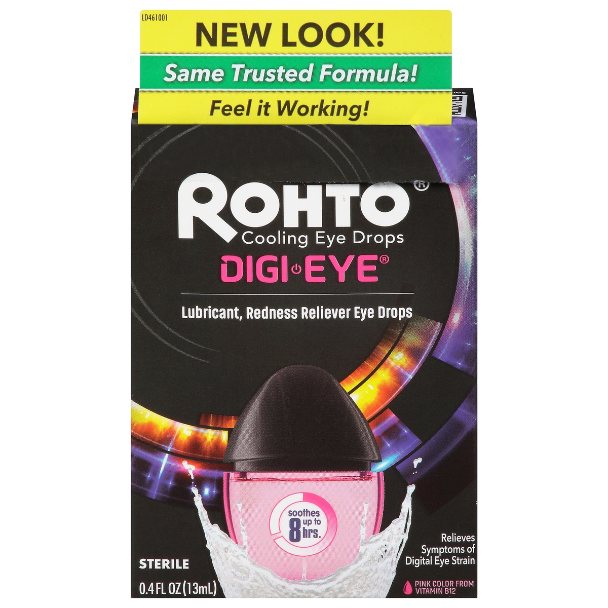 slide 1 of 1, Rohto Eye Drops Digi-Eye Redness Reliever/Lubricant,., 0.4 oz