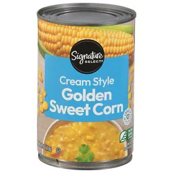 Signature Select Corn Golden Sweet Cream Style - 14.75 Oz