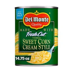 Del Monte Fresh Cut Golden Sweet Corn Cream Style - 14.75 Oz