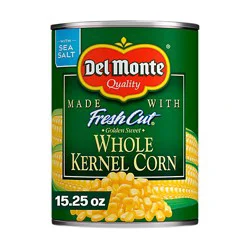 Del Monte Fresh Cut Golden Sweet Whole Kernel Corn - 15.25 Oz