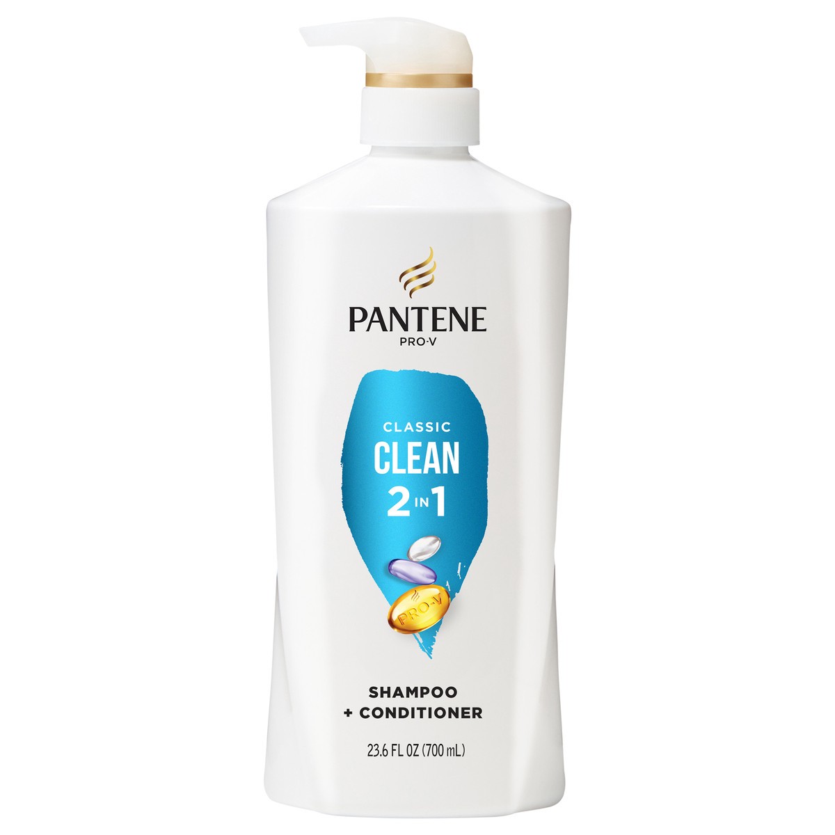 slide 1 of 109, PANTENE PRO-V Classic Clean 2in1 Shampoo + Conditioner, 23.6oz, 23.60 fl oz