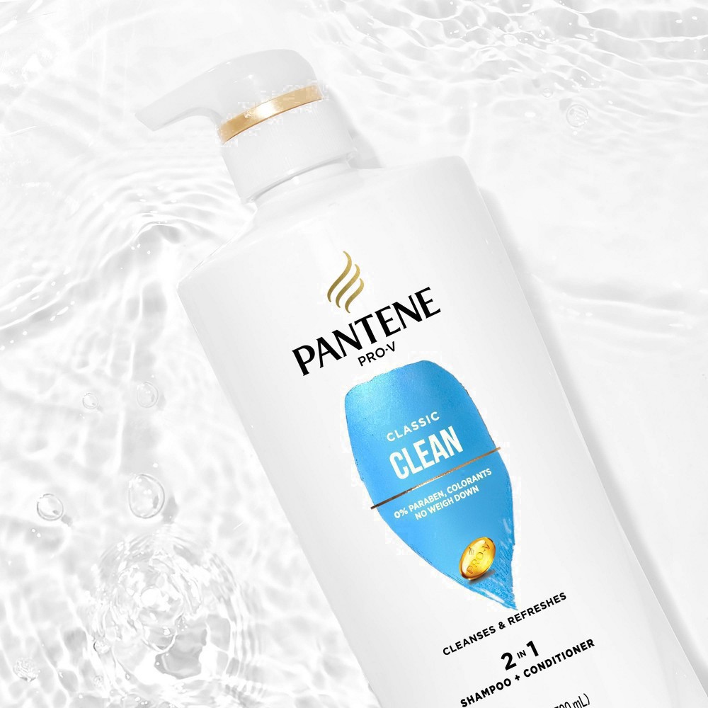 slide 80 of 109, PANTENE PRO-V Classic Clean 2in1 Shampoo + Conditioner, 23.6oz, 23.60 fl oz